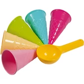 Homokozó fagyitölcsér