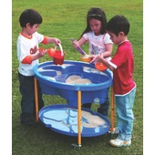 Homokozó és vizező asztal - kék