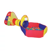 Alagút sátorral és labdatengerrel