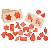 Táblák és formák - piros