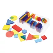 Geometriai formák készlete - átlátszó formák