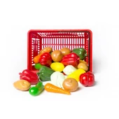 Zöldségek kosárban