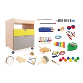 Cubo hangszerszekrény hangszerekkel