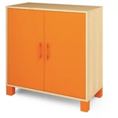 Narancs ajtós szekrény - kicsi