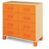 Narancs fiókos szekrény - kicsi