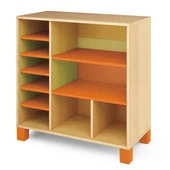 Narancs polcos-osztott szekrény - kicsi