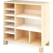 Fehér polcos-osztott szekrény - kicsi