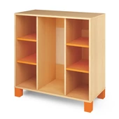 Narancs szekrény osztott résszel - kicsi