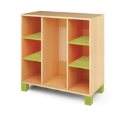 Zöld szekrény osztott résszel - kicsi