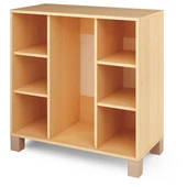 Nyír szekrény osztott résszel - kicsi