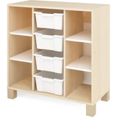 Fehér szekrény nagy fiókokkal - kicsi