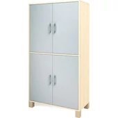 Szürke ajtós szekrény - nagy