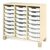 Fehér kicsi fiókos szekrény - közepes