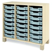 Szürke kicsi fiókos szekrény - közepes