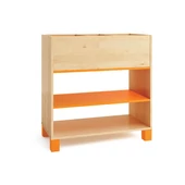 Könyvtároló szekrény - narancs