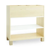 Könyvtároló szekrény - szürke