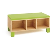 Könyvtároló matraccal - zöld