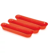 Piros tálkák - 6 db