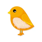 Mágneses figurák - Cinege