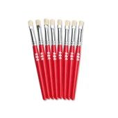 Lapos standard ecset készlet - 9 mm