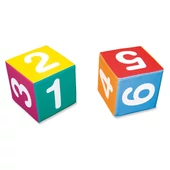 Óriás számos szivacs dobókocka