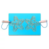 Kétkezes íráselőkészítő tábla - csillag