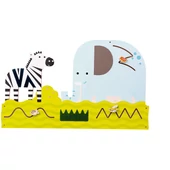 Manipulációs-szenzoros panel - Zebra és elefánt