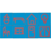 Otthon 3D-s motívumok