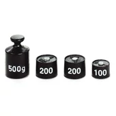 Fém súlyok a mérleghez