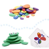 Lapos kavics építő