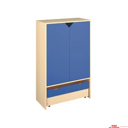 Polcos és guruló fiókos szekrény - 84 cm - XL