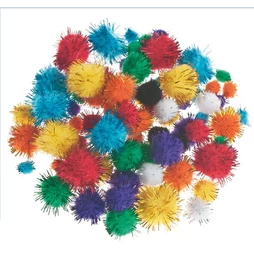 Glitteres pomponok