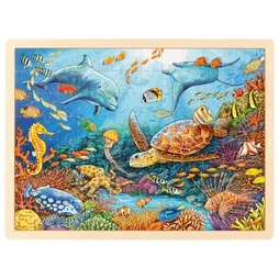 Puzzle fából - a tenger mélyén