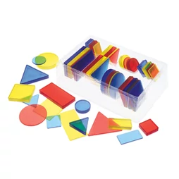 Geometriai formák készlete - átlátszó formák