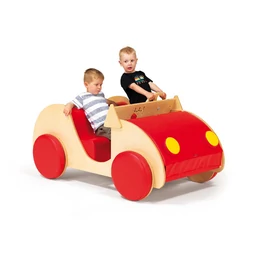 Piros cabrio