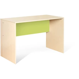 Tanári asztal - nyír-zöld