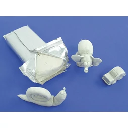 Modellező gyurma - fehér - 0,5 kg