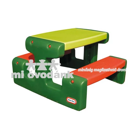 Little Tikes Kis piknik asztal - zöld