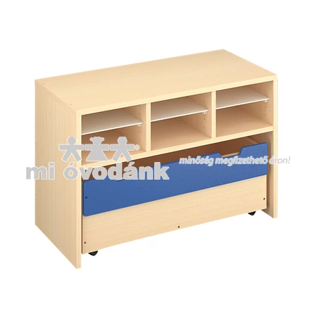 Fakkos, guruló fiókos szekrény - 84 cm - S
