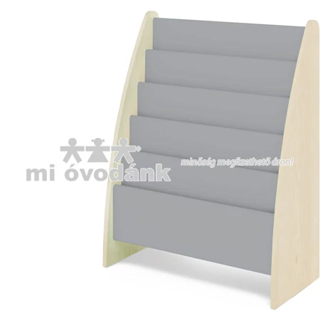 Magazinbemutató polc - szürke