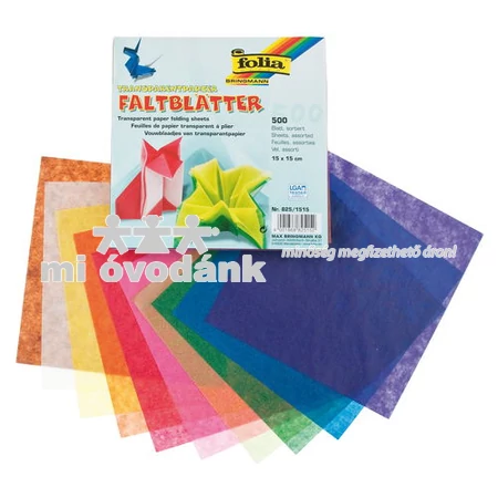 Transzparens origamipapír